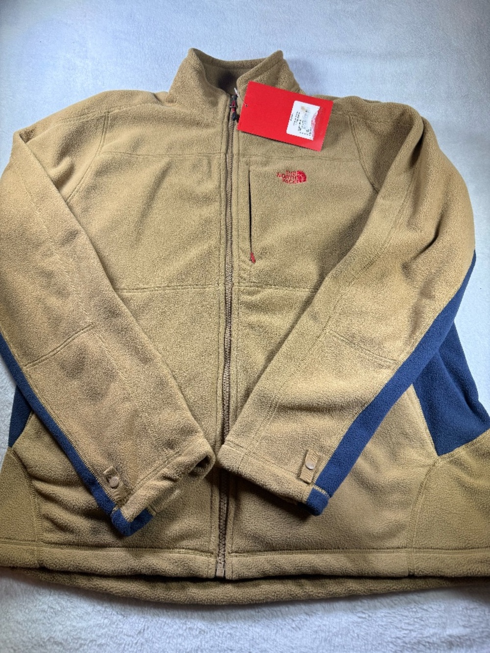 THE NORTH FACE FLEECE TKA 200 FLEECE FULL ZIP JACKET MENS LARGE